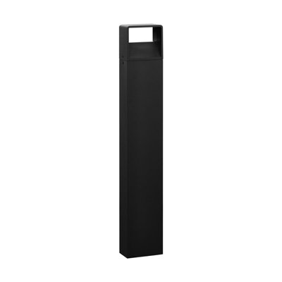 Stylish Ip44 Outdoor Bollard Light In Anthracite Aluminium With Built-In 6W Led from B&Q