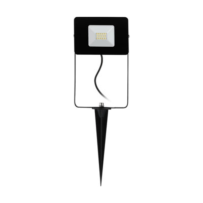  - Ip65 Waterproof Outdoor Black Aluminium Spike Light With 10W Led Spotlight