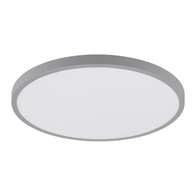  - Stylish Silver 400mm Round Led Wall And Ceiling Light25W 3000K