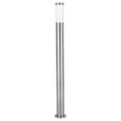 Ip44 Stainless Steel Outdoor Bollard Light12W E27 Driveway Lamp Post 1100mm from B&Q