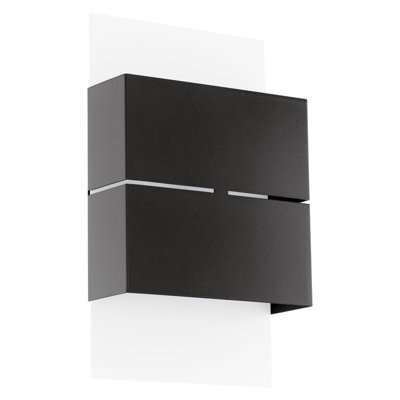 Stylish Ip44 Outdoor Wall Light In White And Anthracite With Built-In 2.5W Led from B&Q
