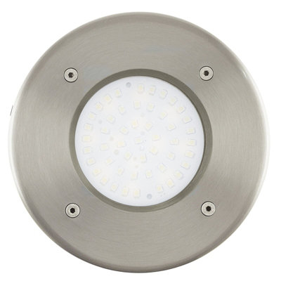 Ip67 Outdoor Recessed Ground Light Stainless Steel Round 2.5W Built In Led from B&Q