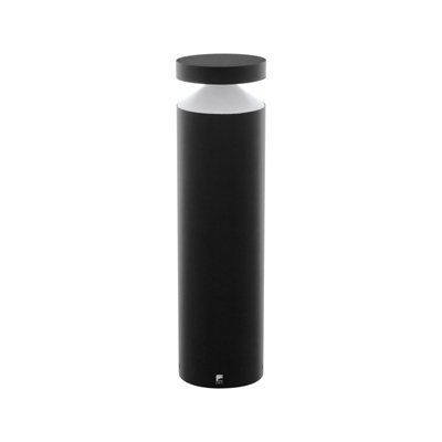 Ip44 Black Cast Aluminium Outdoor Pedestal Light With Built-In 11W Led from B&Q