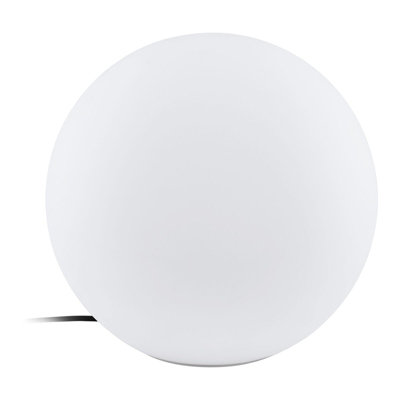 Elegant Ip65 Outdoor Garden Globe Light390mm White Plastic With E27 Bulb Socket from B&Q
