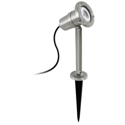 Premium Ip54 Outdoor Stainless Steel Bollard Light With Gu10 Bulb For Driveways from B&Q