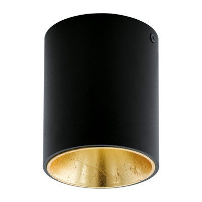  - Elegant Black And Gold Round Led Ceiling And Wall Light3.3W Downlight