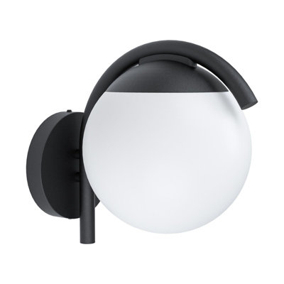 Elegant Ip44 Outdoor Wall Light With Diffused Shade For Stylish Porches from B&Q