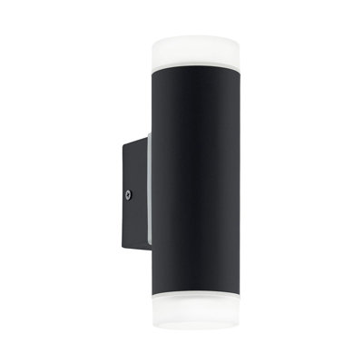 Stylish Ip44 Outdoor Wall LightBlack Up & Down Design With 2 X 5W Gu10 Bulbs from B&Q