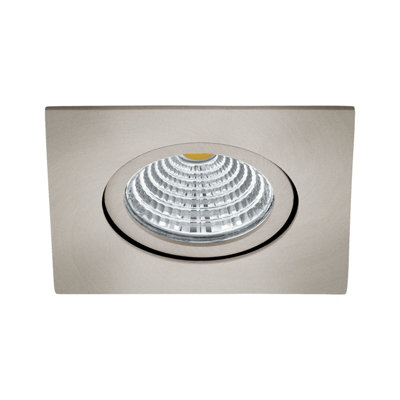  - Satin Nickel Flush Square Downlight 6W Led Spotlight For Walls And Ceilings
