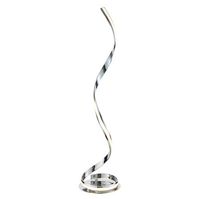 Floor Lamp Light Chrome & White Acrylic 22W Led Module Bulb Included from B&Q