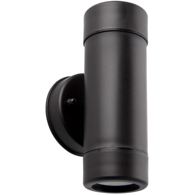 Up & Down Twin Outdoor Ip44 DownlightDimmable 2 X 7W Gu10 LedBlack from B&Q