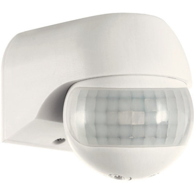 Ip44 Outdoor Wall Mounted Pir Light Switch 12M Range Motion Sensor 1000W White from B&Q