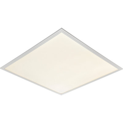 B&Q Anti-Glare Ceiling Panel - 40W Cool Led - Paint Finish Light/White