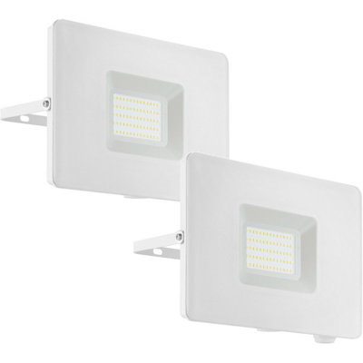  - 50W Led Outdoor Flood Light2 Pack Adjustable White Wall Lamps