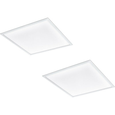  - Premium 2 Pack Flush Mount Ceiling Panel Light 620mm 40W Led 4000K