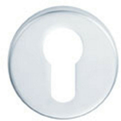  - 52mm Euro Profile Round Escutcheon Concealed Fix Satin Stainless Steel