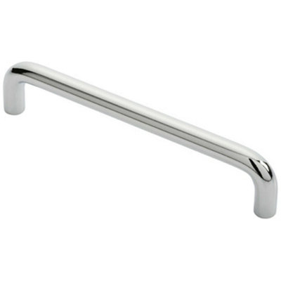 Loops Round D Bar Cabinet Pull Handle 138 X 10mm 128mm Fixing Centres Chrome from B&Q