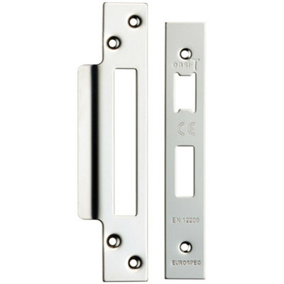  - Forend Strike And Fixing Pack Suitable For Sashlocks Bright Stainless Steel