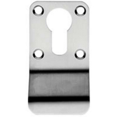 B&Q -  Euro Profile Cylinder Latch Pull Handle 78 X 44mm Satin Stainless Steel