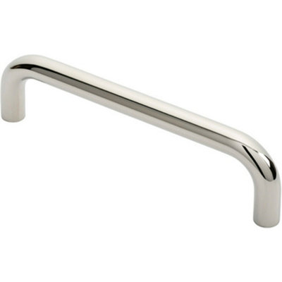 Loops Round D Bar Pull Handle 244 X 19mm 225mm Fixing Centres Bright Steel from B&Q