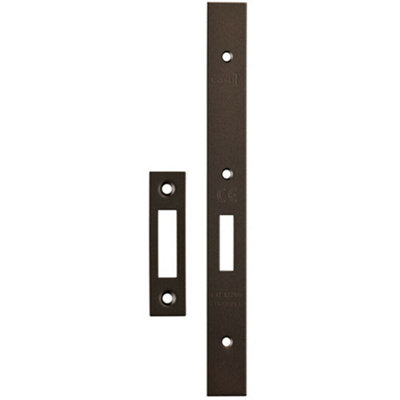  - Forend Strike & Fixing Pack Suitable For Din Euro Deadlock Matt Bronze