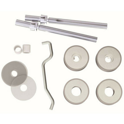 Loops Back To Back Pull Handle Fixing Pack Set 19mm Diameter Satin Stainless Steel from B&Q