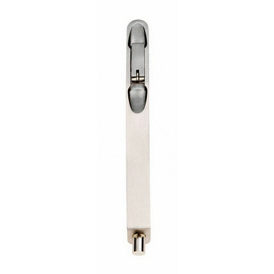8 Inch Lever Action Flush Bolt Radius Forend 204 X 20mm Polished Steel from B&Q