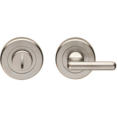 Disabled Lock And Release Handle Concealed Fix Dda Compliant Satin Chrome from B&Q