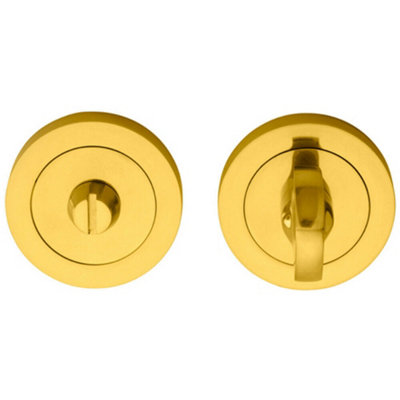  - Thumbturn Lock And Release Handle Concealed Fix 67mm Spindle Polished Brass