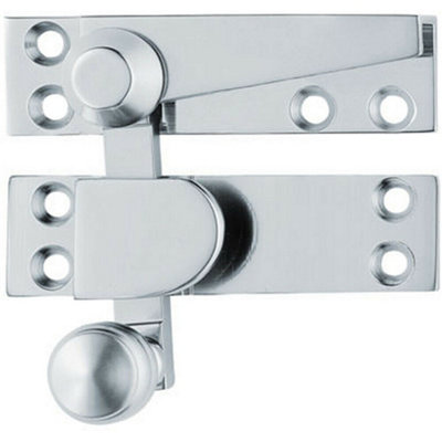 Quadrant Arm Sash Window Fastener 70 X 20mm 35mm Projection Satin Chrome from B&Q