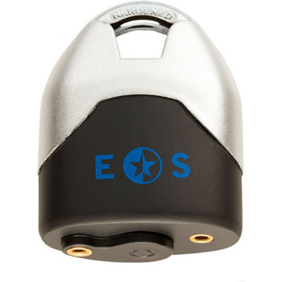  - 65mm Heavy Duty Security Padlock Closed Removable Shackle Satin Chrome