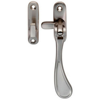 Spoon End Reversible Casement Window Fastener 124mm Length Satin Nickel from B&Q