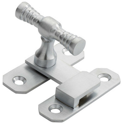 Loops Window T Handle Fastener 57 X 19Mm Satin Chrome Cabinet Door Lock - Image 3