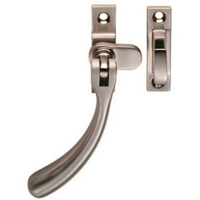 Bulb Ended Casement Window Fastener 98mm Handle 45mm Centres Satin Nickel from B&Q