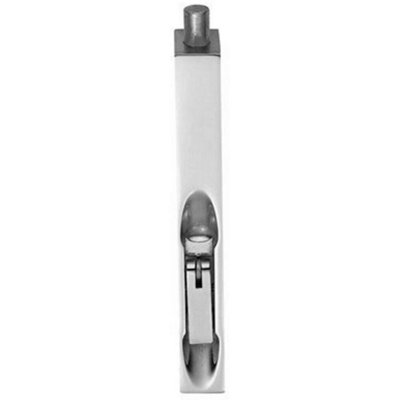 Loops Unisex Multicolor Lever Action Flush Door Bolt With Flat Keep Plate 305 X 20Mm Polished Chrome - Image 3