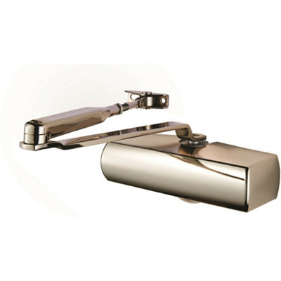 Fixed Power Overhead Door Closer 180 Degree Opening 60Kg Doors Nickel 5056492580884 - Image 3