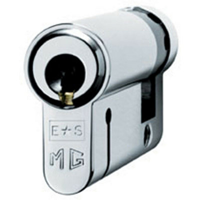  - 41mm Euro Single Cylinder Lock Keyed To Differ 15 Pin Polished Chrome Door