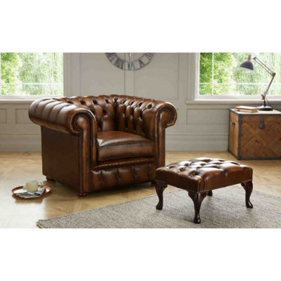 B&Q Chesterfield Classic Handmade Club Chair