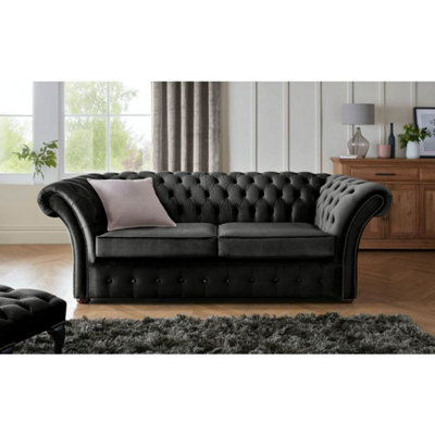 Chesterfield Beaumont 3 Seater Sofa Malta Cosmic 06 from B&Q