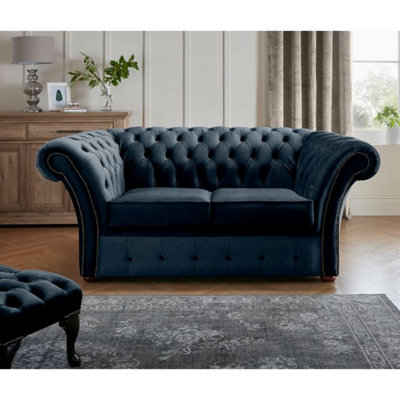 Chesterfield Beaumont 2 Seater Sofa Malta Peacock 04 from B&Q