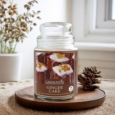 18Oz Scented Jar Candle Ginger Cake from B&Q
