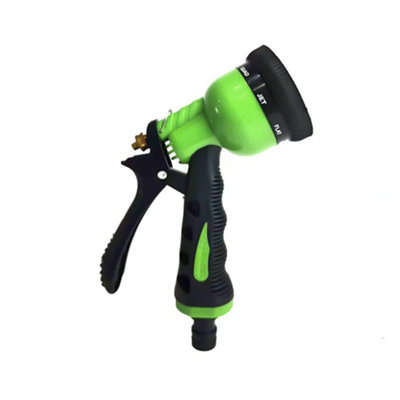 8-Function Garden Spray Gun Nozzle With Trigger ControlAdjustable Hose Spray For Watering from B&Q