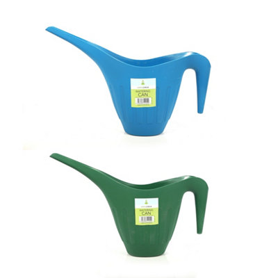 Indoor Long Spout Watering Can 2.5L- Lightweight Plastic Plant Watering Jug For HouseplantsPots & Flowers from B&Q