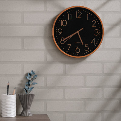  - Modern Wall Clock 29.5Cm Sleek And Sturdy Wall Clock For KitchenLiving RoomLightweight Clock For Indoor & Outdoor
