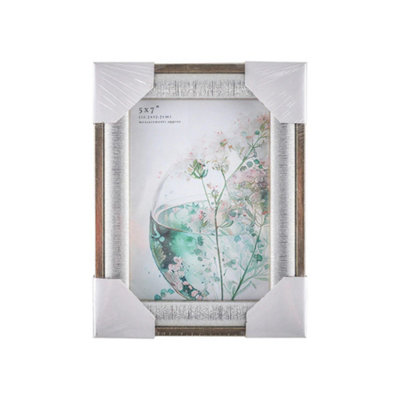  - Mdf Silver Photo Frame 5X7Inch