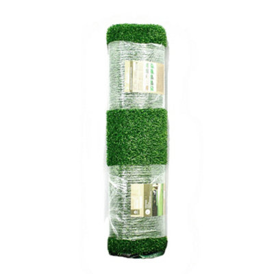 Artificial Grass Lawn Turf Roll 4M X 1M X 18mm For GardenBalconyPatio & Play Areas from B&Q