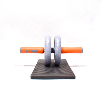 Dual Exercise Ab Wheel Roller For Strength Training Home Gym from B&Q