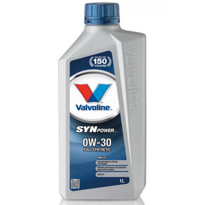 Valvoline Synpower Env C2 Engine Oil 1 Litre 0W30 Fully Synthetic 872518 1L