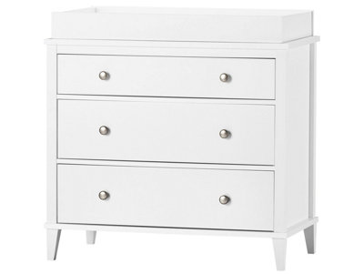 Dorel Poppy, 3 Drawer Dresser With Changer White