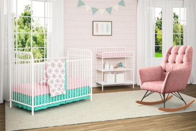 B&Q -  Home Ivy Baby Changer In Metal White
